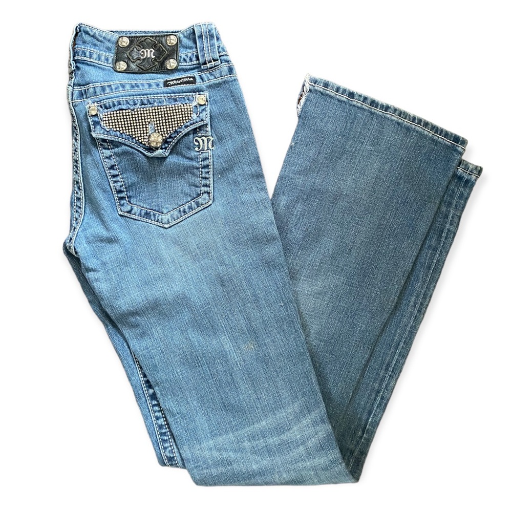 Rhinestoned Miss Me Jeans